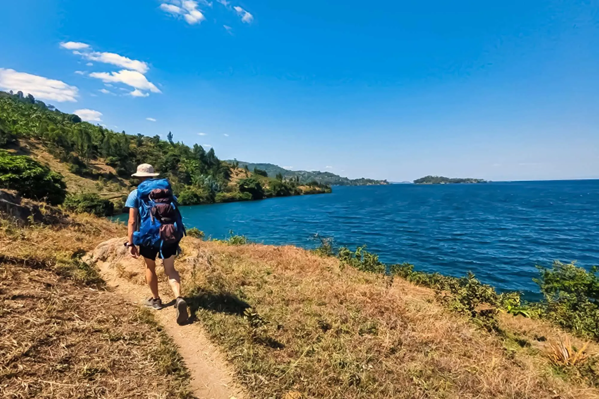 Congo Nile Trail 3-day trek along Lake Kivu Rwanda